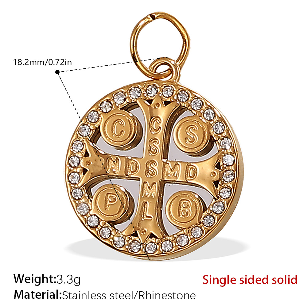 5:Pj489weg white diamond gold pendant