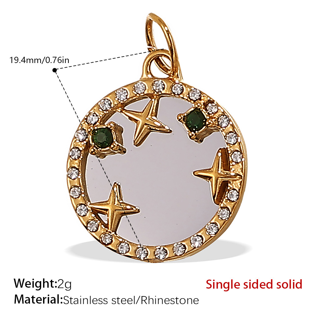 6:Pj490crg colored diamond gold pendant