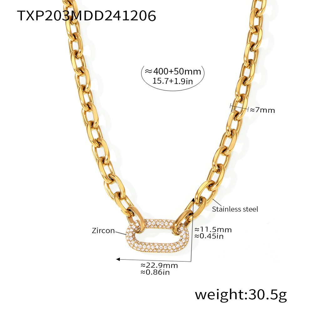 1:TXP203-Gold Necklace
