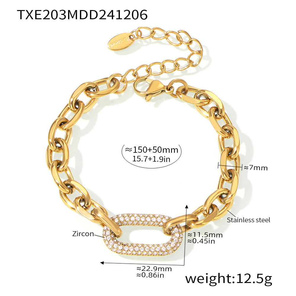 2:TXE203-Gold Bracelet