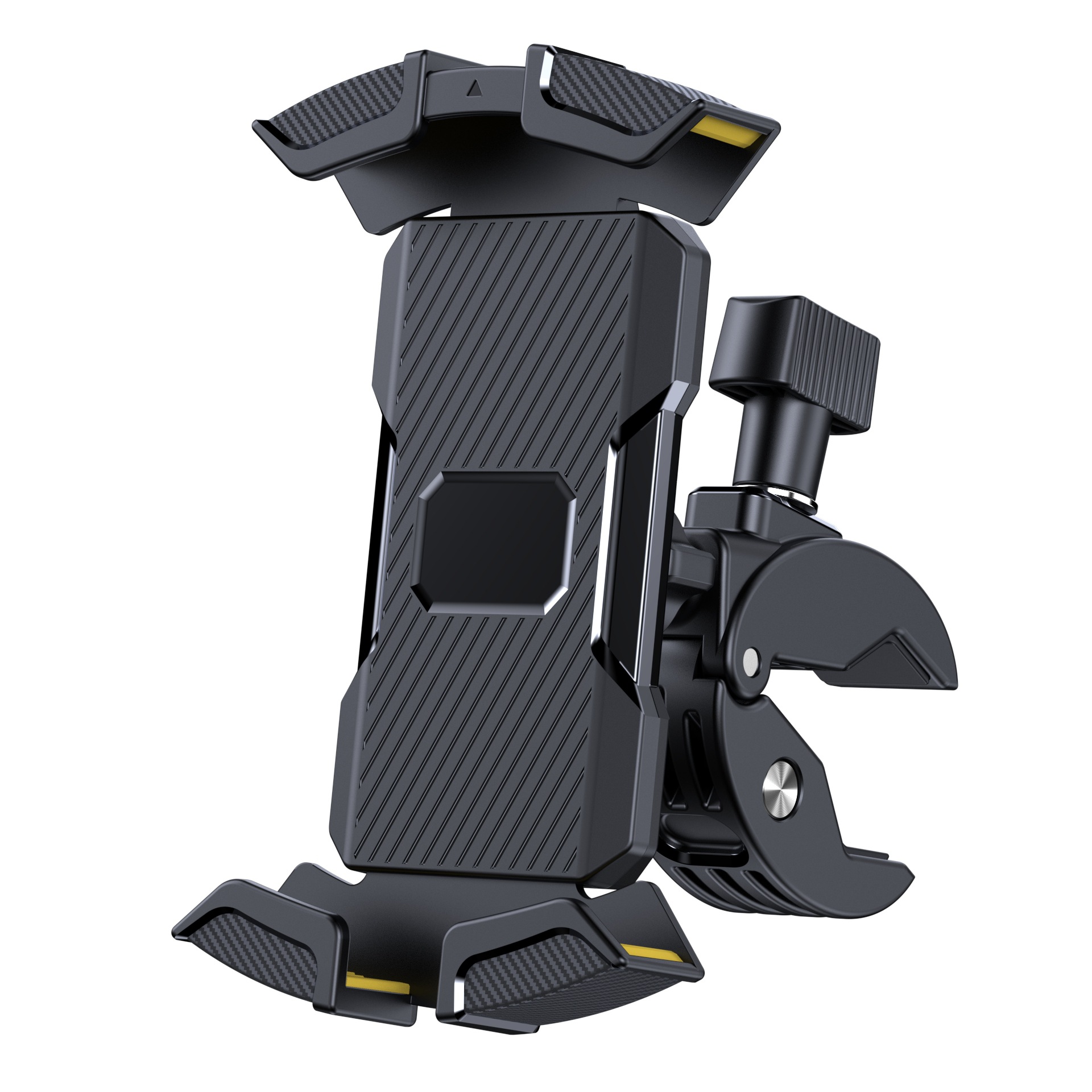 [Yellow] Crab Clip /Take it in seconds/One key lock