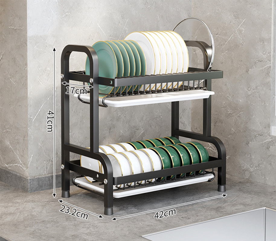 high-grade black-double layer small size [simple configuration]]