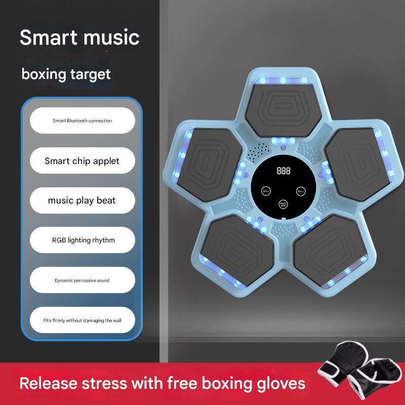 Children's boxing target blue | with gloves