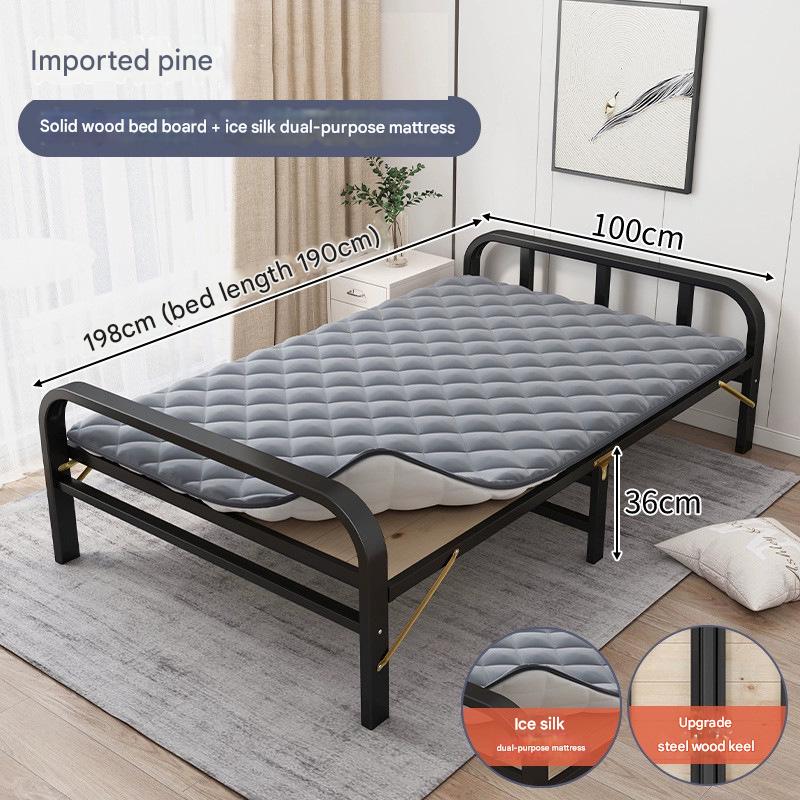 Width 100cm [high quality pine wood 2-fold styles]   ice silk mattress
