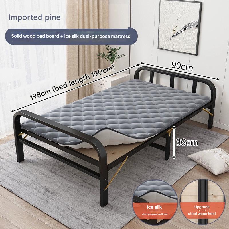 Width 90cm [high quality pine wood 2-fold styles]   ice silk mattress