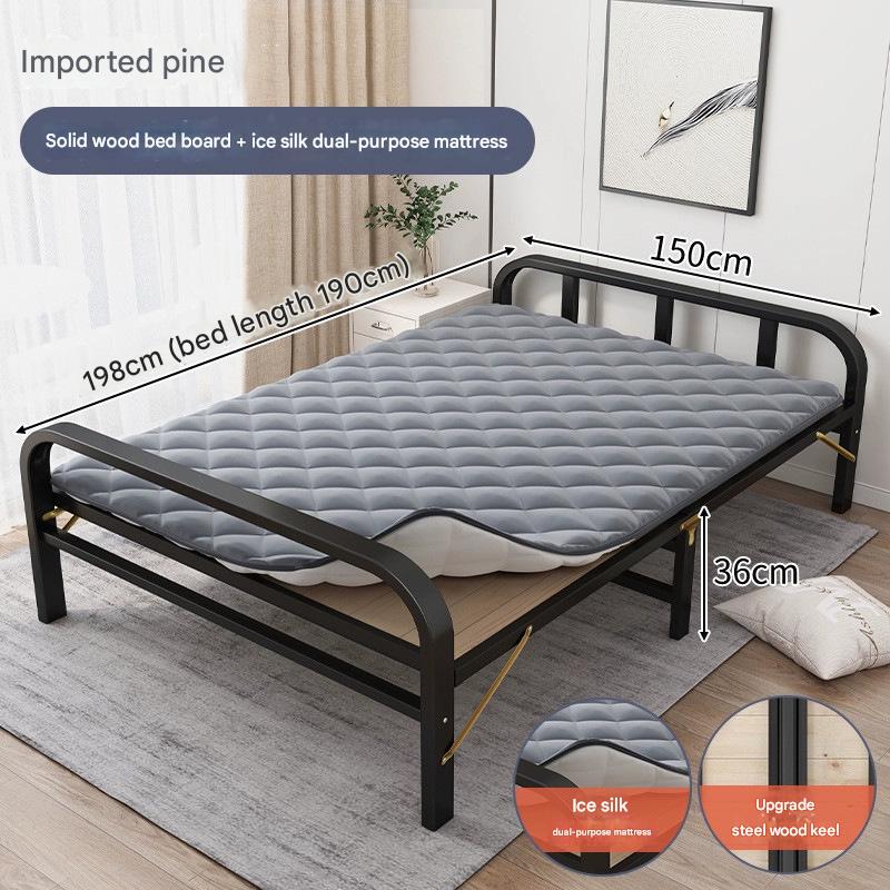 Width 150cm [high quality pine wood 2-fold styles]   ice silk mattress
