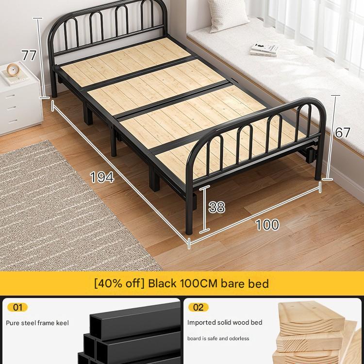 Width 100cm [high-quality pine main picture 4-fold styles]