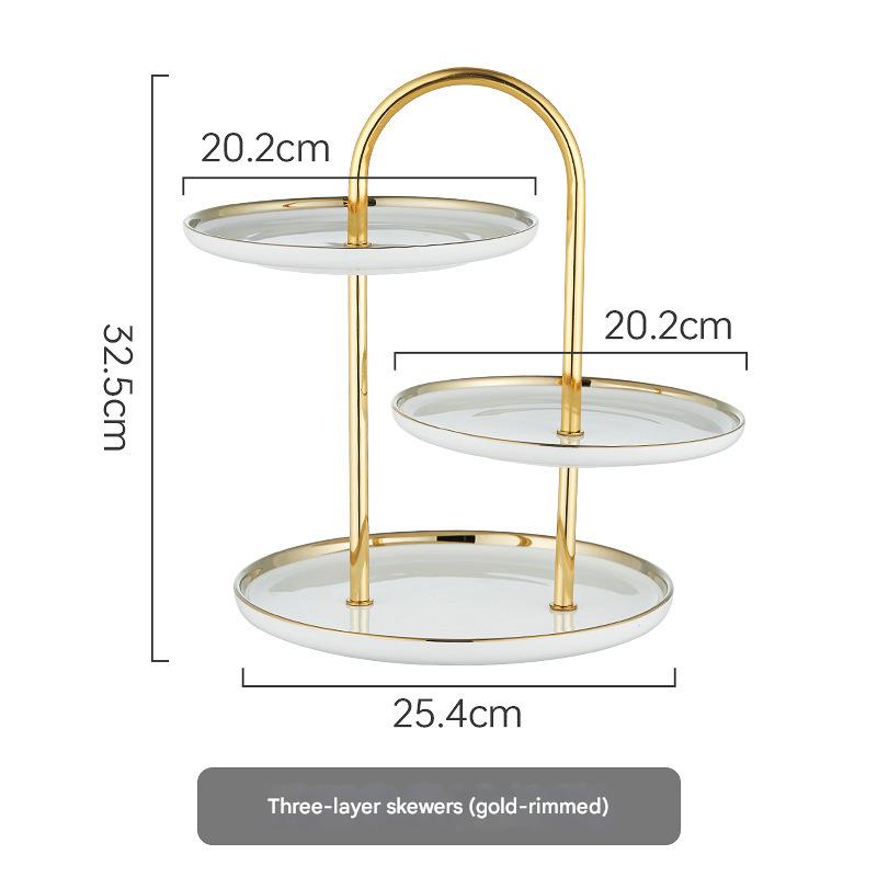 Three-layer gold frame with gold edge