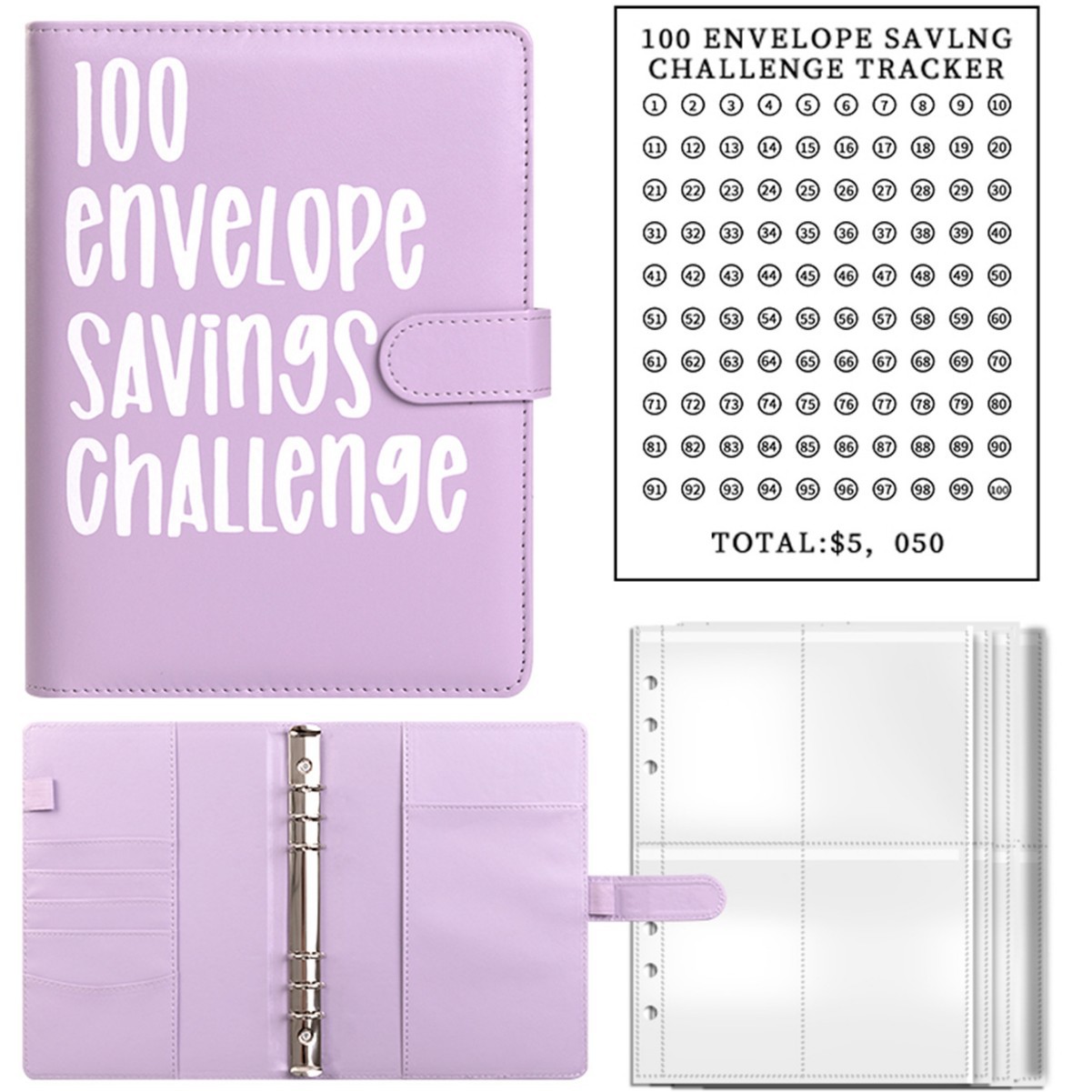 A5 purple (with white words)