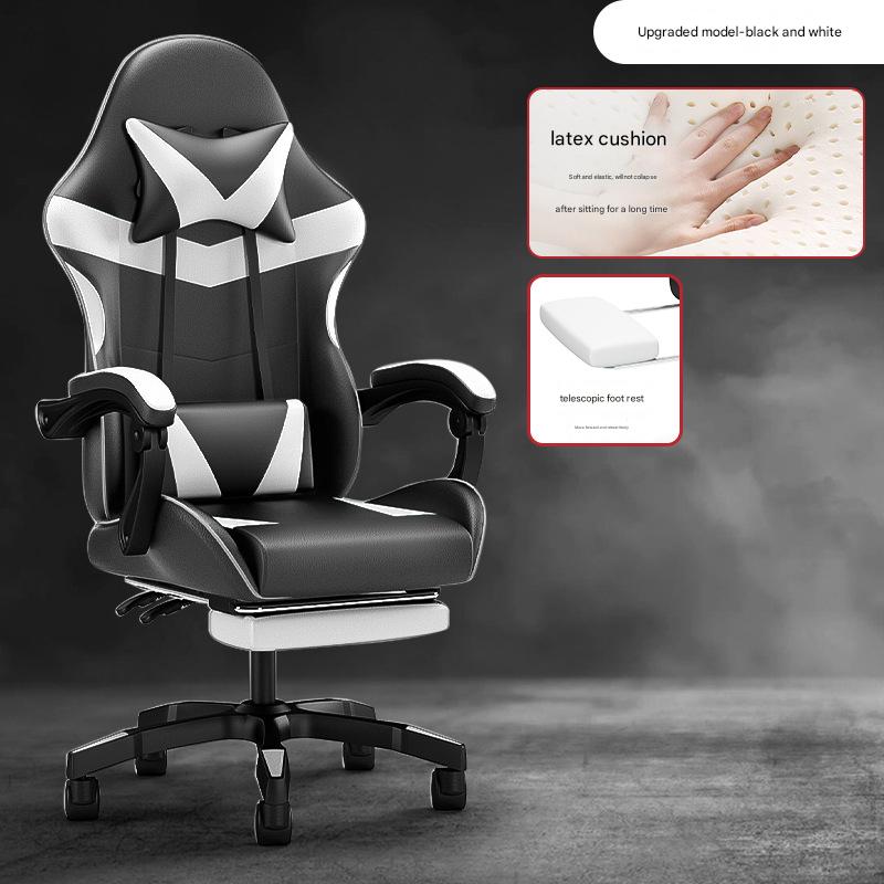 Black and white with footret