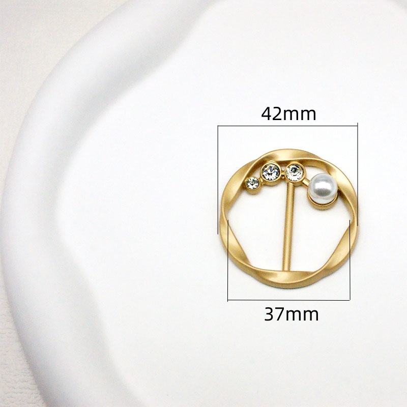 1:Y-0012 Pearl Day Buckle (gold)