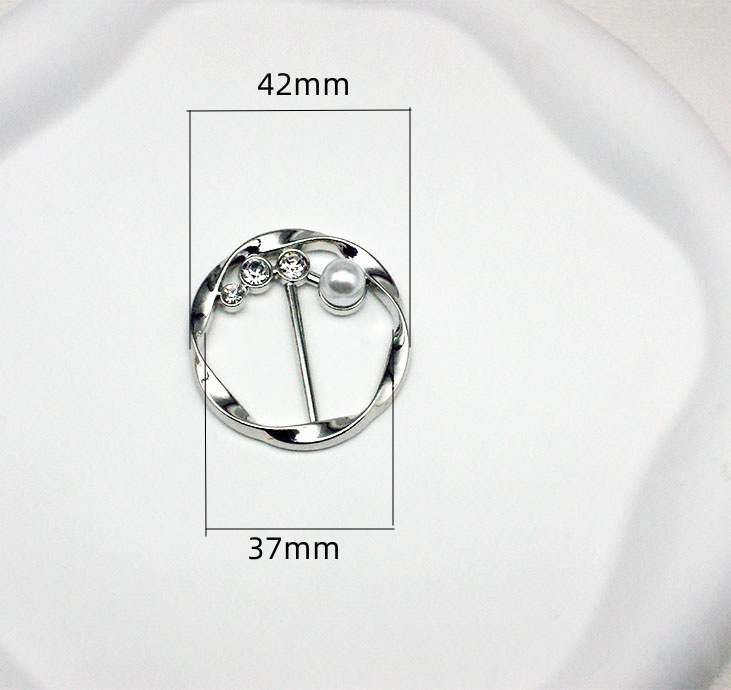 2:Y-0012 Pearl Day Buckle (Silver)