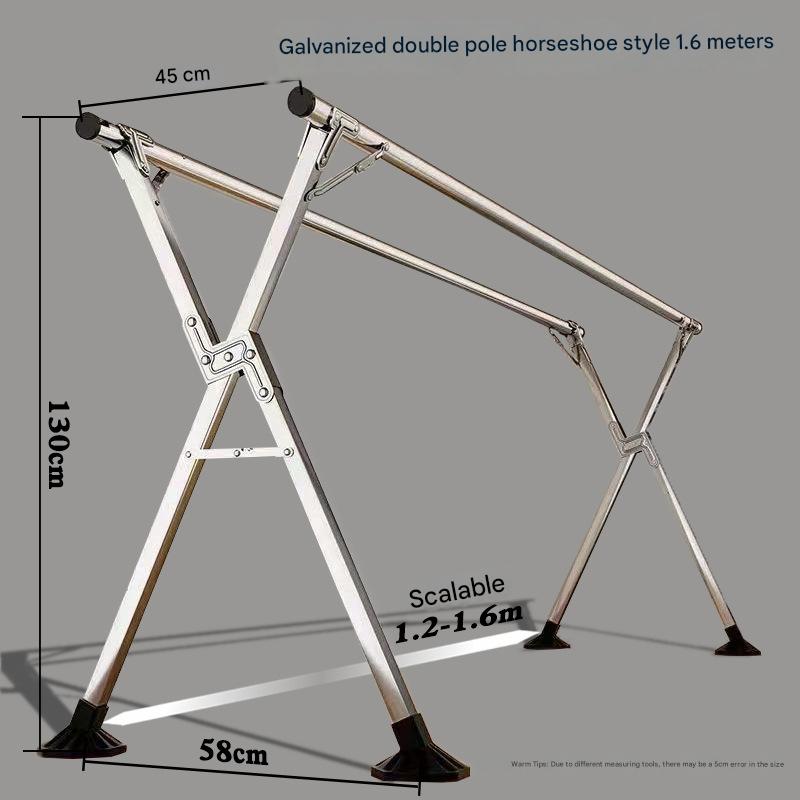 Bold double pole 1.6 m horseshoe