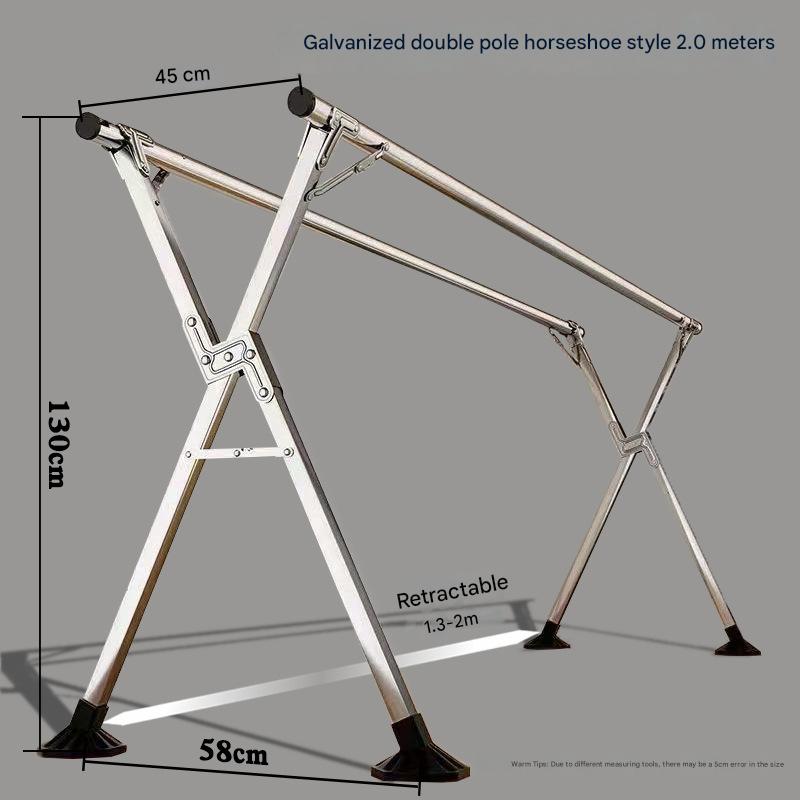 Bold double pole 2.0 m horseshoe
