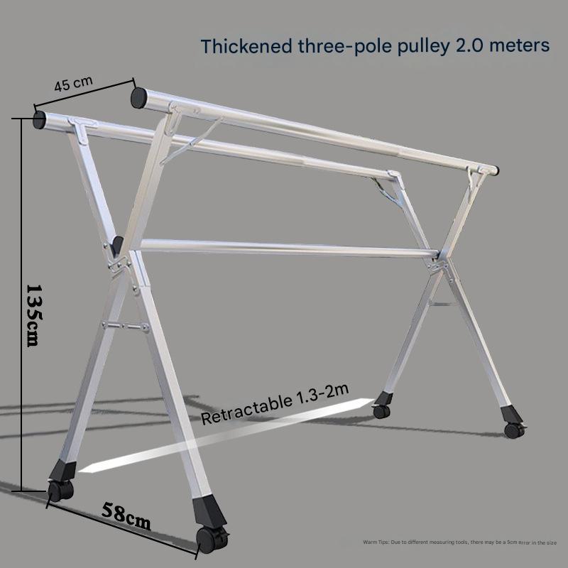 Bold three-bar 2.0 m pulley