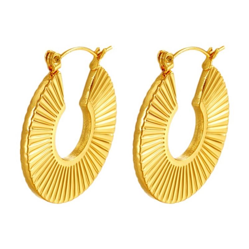 1:Striped round gold ms-617