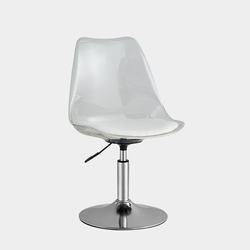 Disc [transparent White] plating legs-white cushion