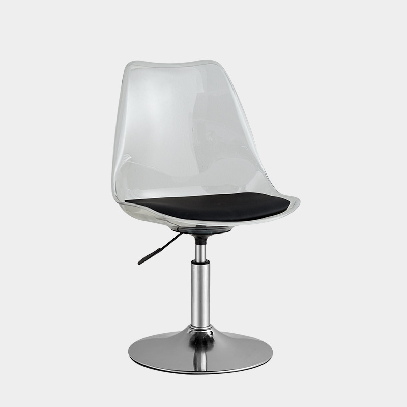 Disc [transparent White] plating legs-black cushion