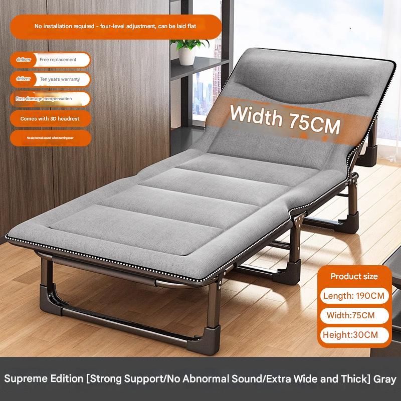 Extra wide - gray [mattress integrated/upgraded headrest]