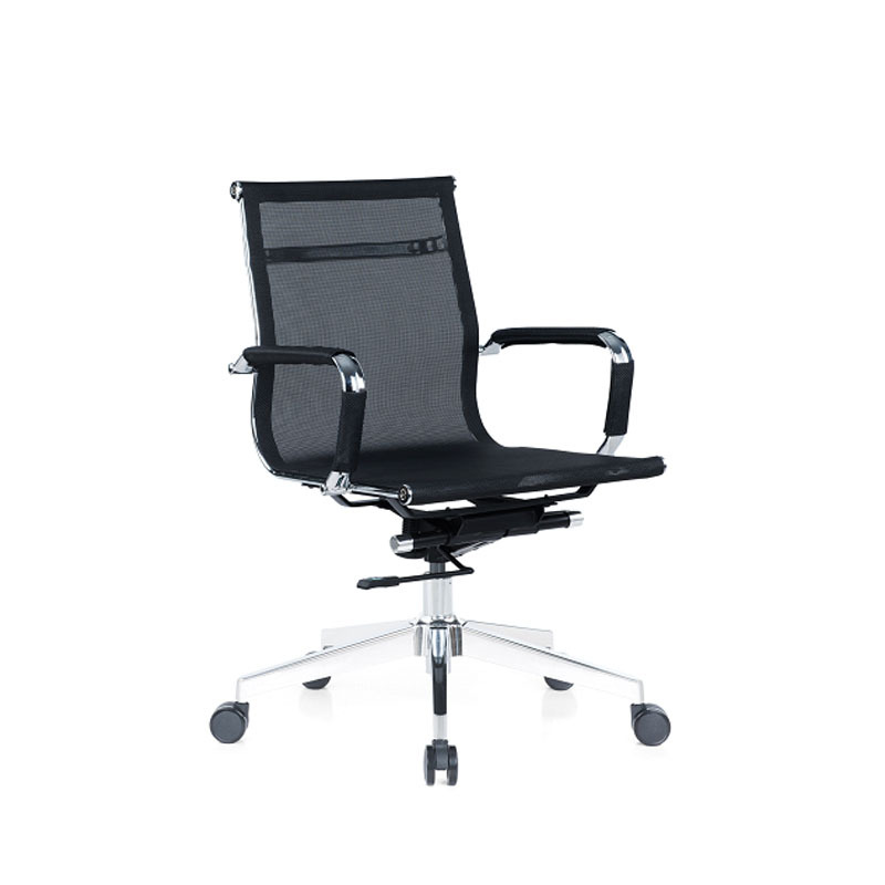 Mesh middle back pulley