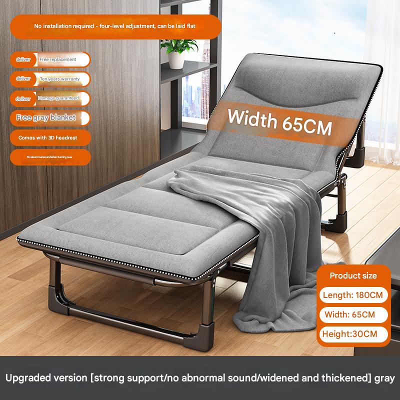 Gray [mattress integrated/upgraded headrest]   gray blanket
