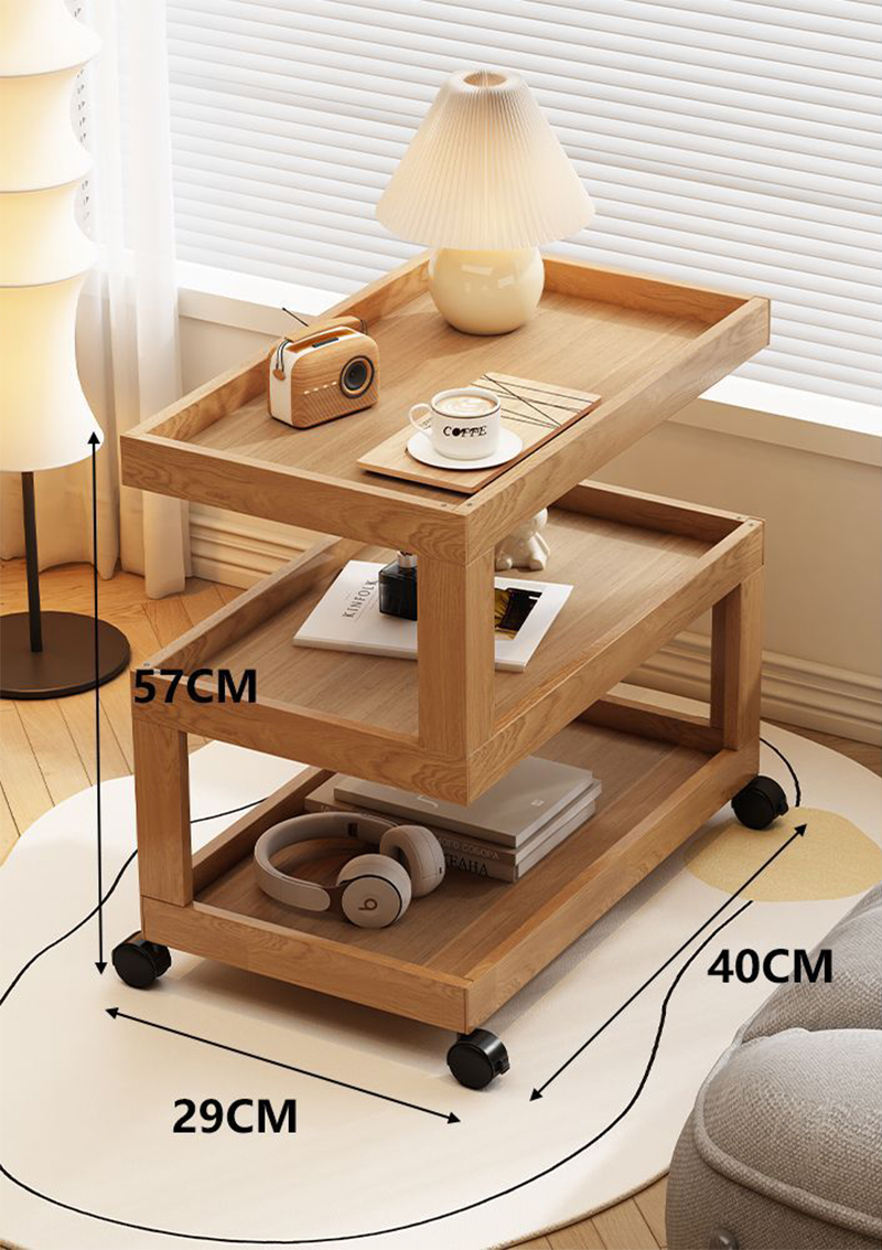 Three-layer 30cm original bamboo color simple model