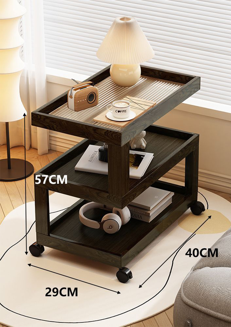 Three-layer 30cm walnut color changhong model