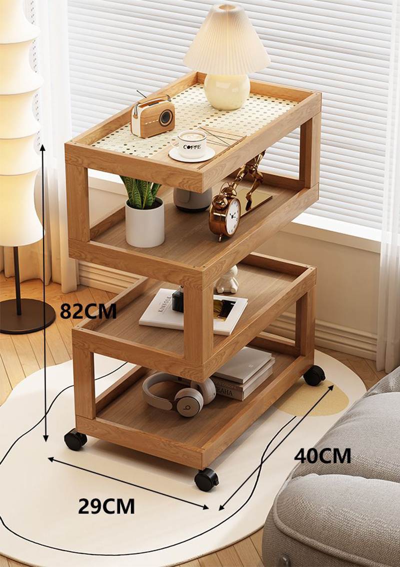 Four-layer 30cm original bamboo color rattan style