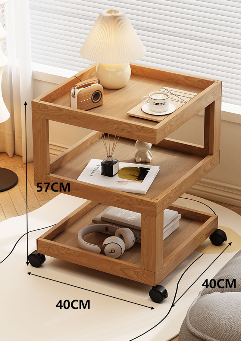 Three-layer 40cm original bamboo color simple model