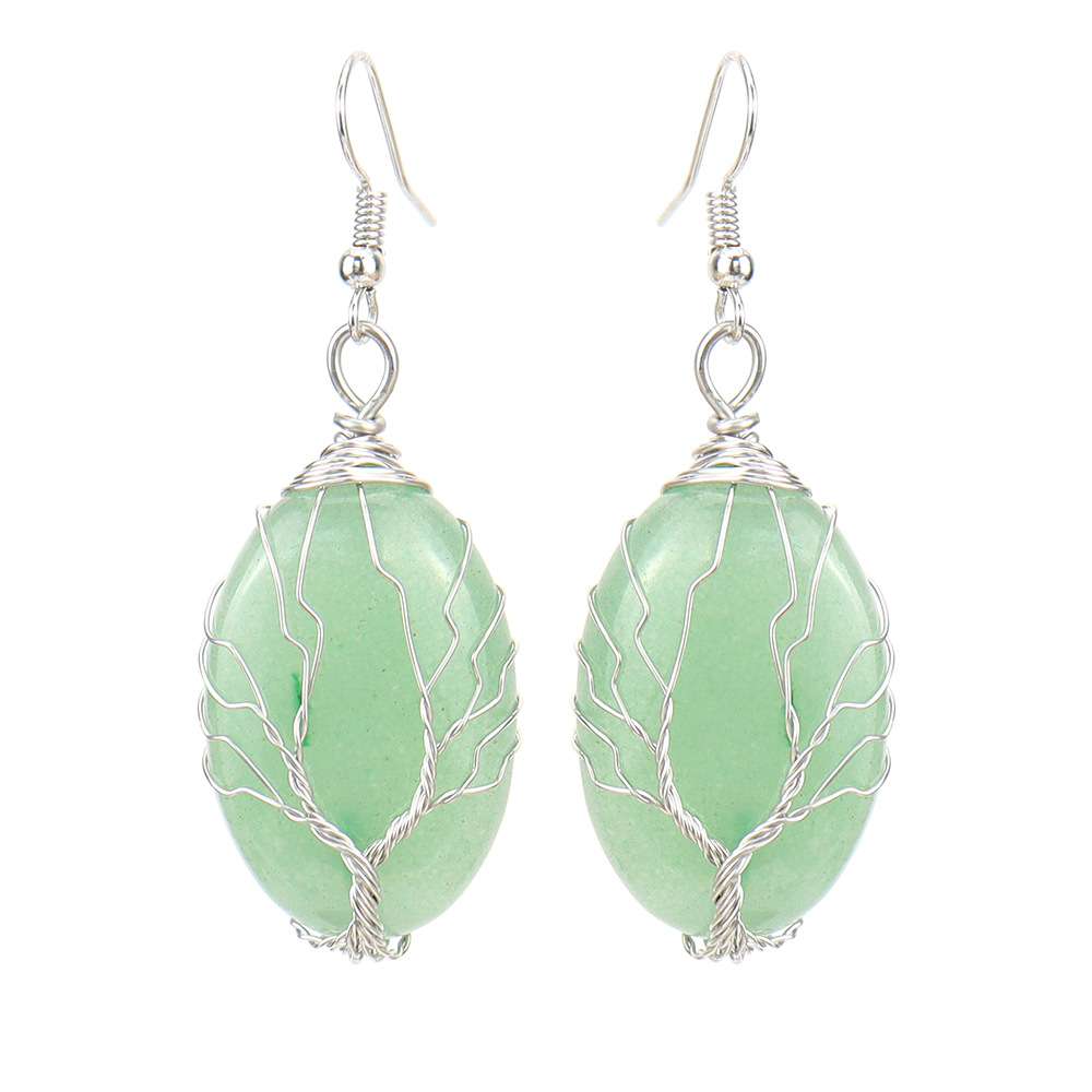 White k   green aventurine