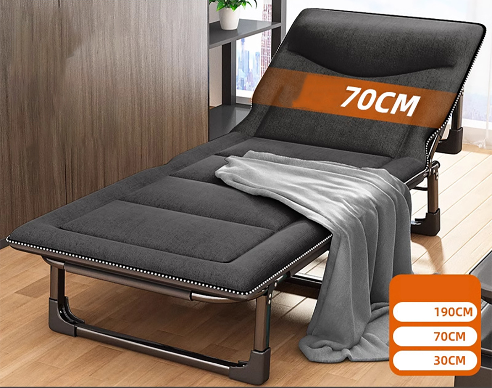 Widened - black [mattress integrated upgraded headrest]   gray blanket