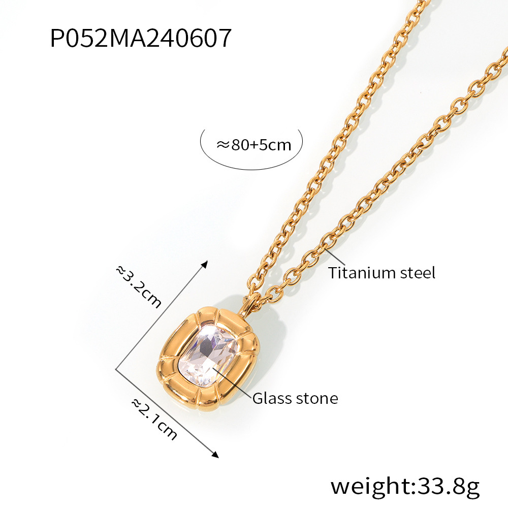 6:TXP052-gold necklace