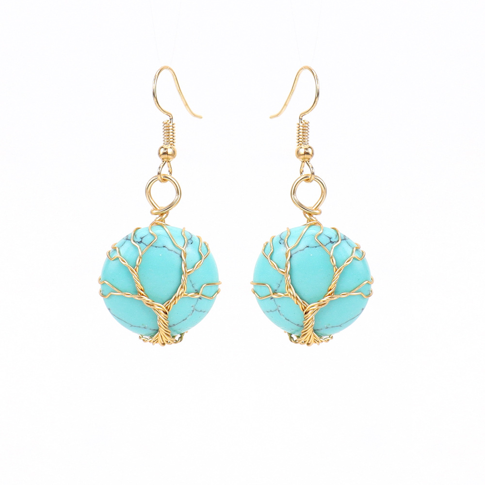 13:Gold   blue turquoise