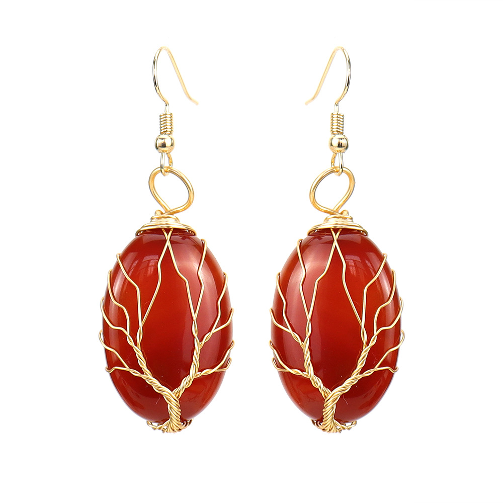 4:Gold   red agate