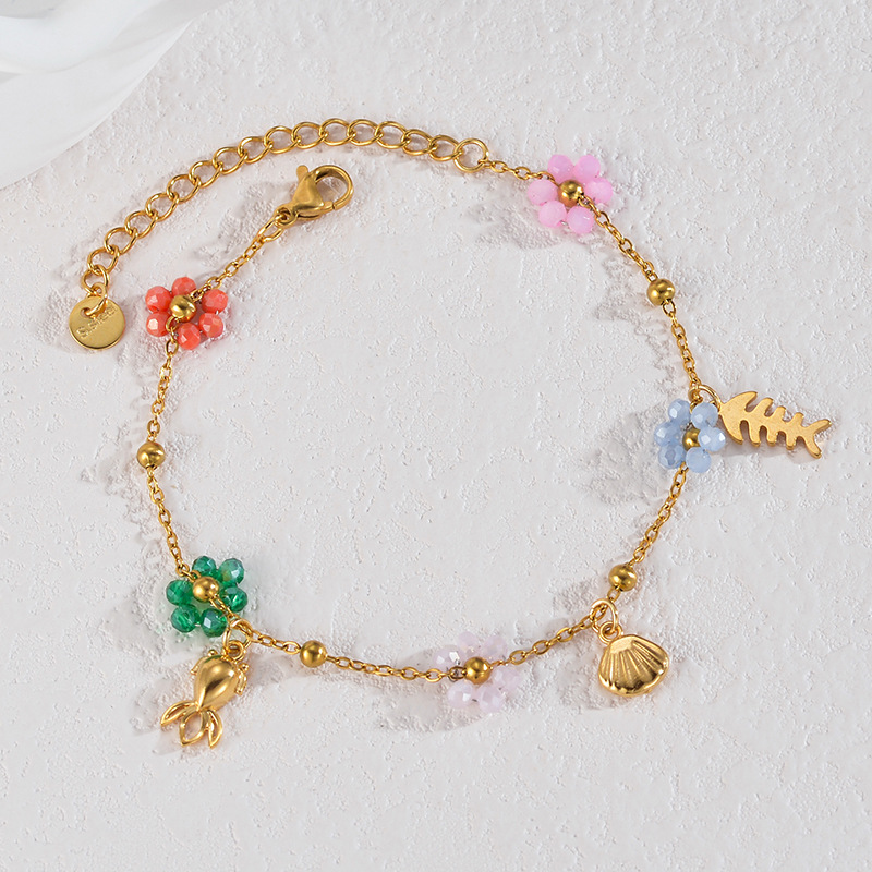 4:Goldfish shell fish bone