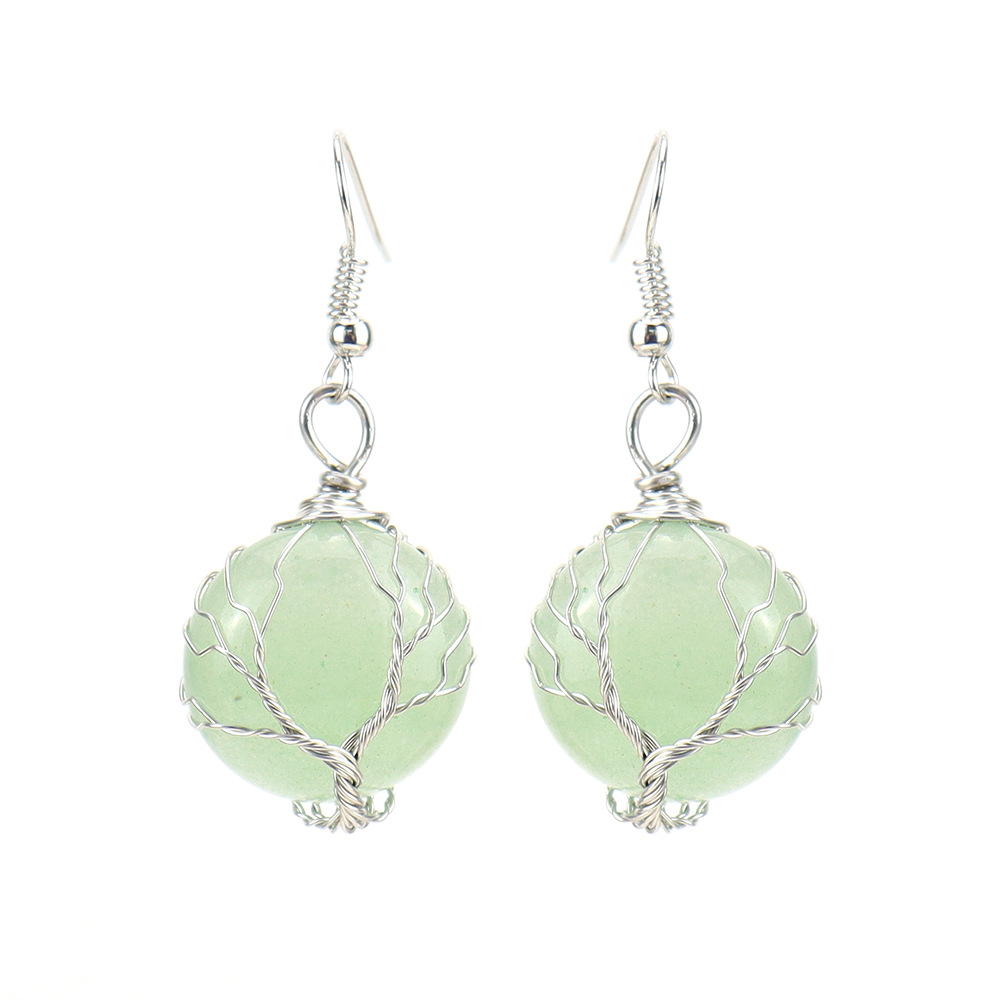 White k   green aventurine