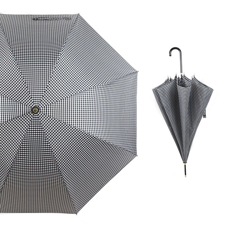 Black and White Fine Plaid