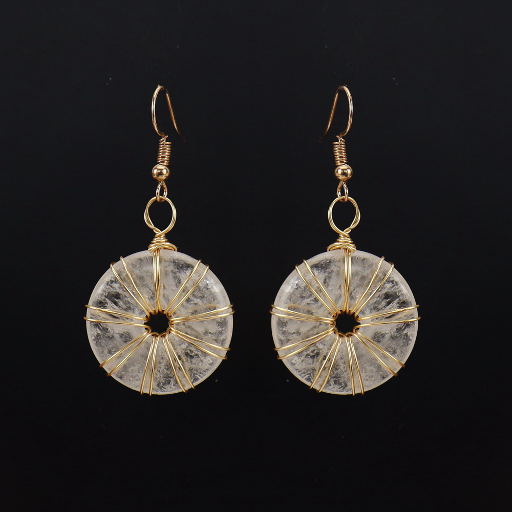 8:Gold   white crystal