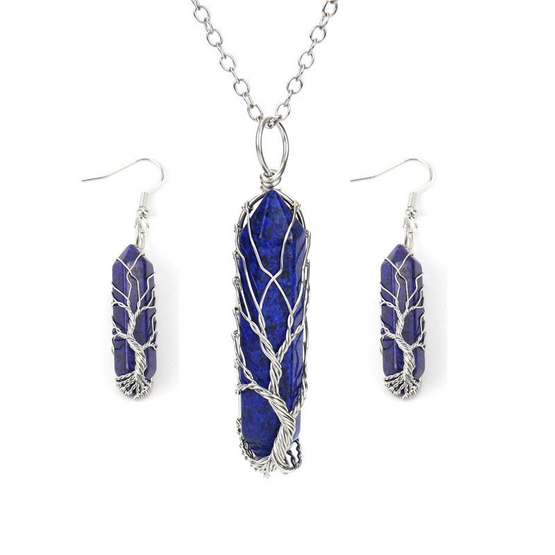 8:Lapis lazuli (necklace   earrings)