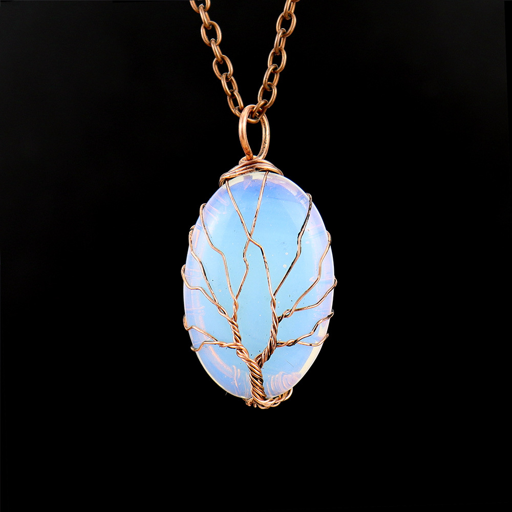 Ancient red copper   opal