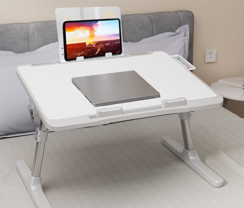 Warm white card slot   anti-slip tray   drawer   bookshelf