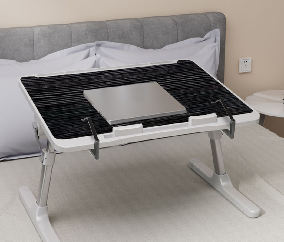 Black and silver card slot   anti-slip tray   book clip