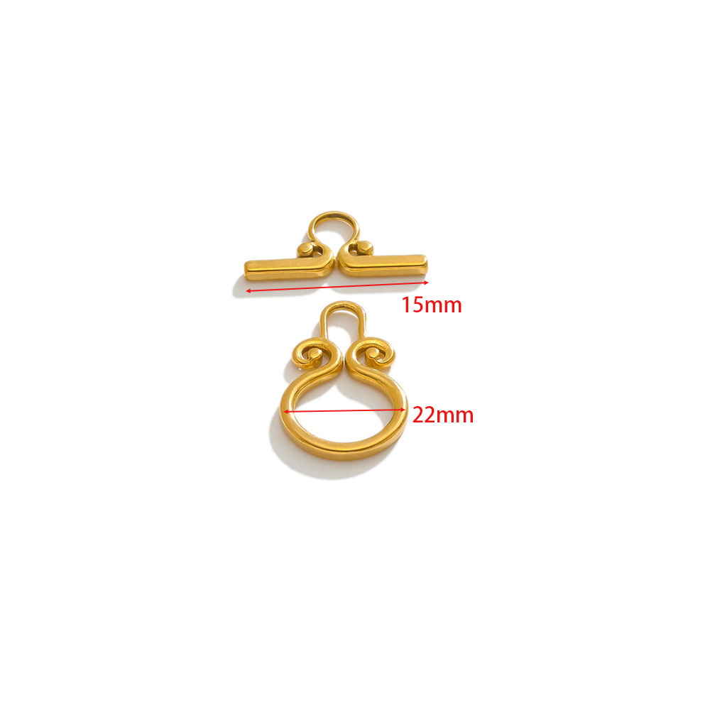 3:15*22mm curse ot buckle gold