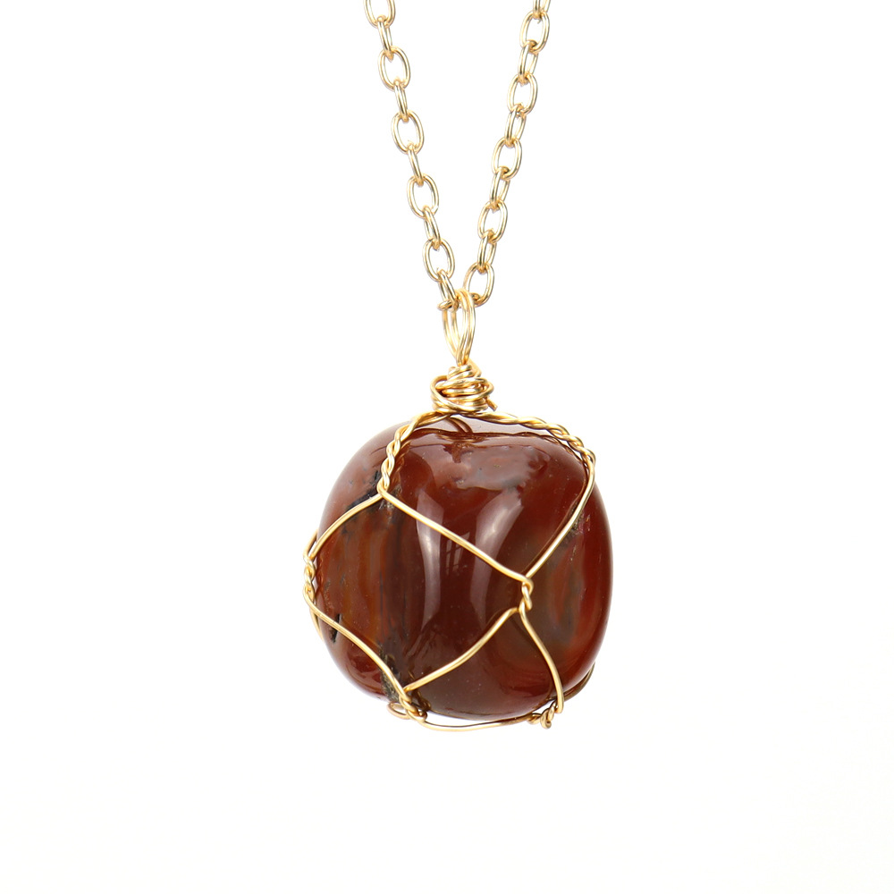 10:Gold   red agate