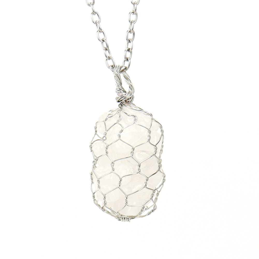 7:Silver white crystal