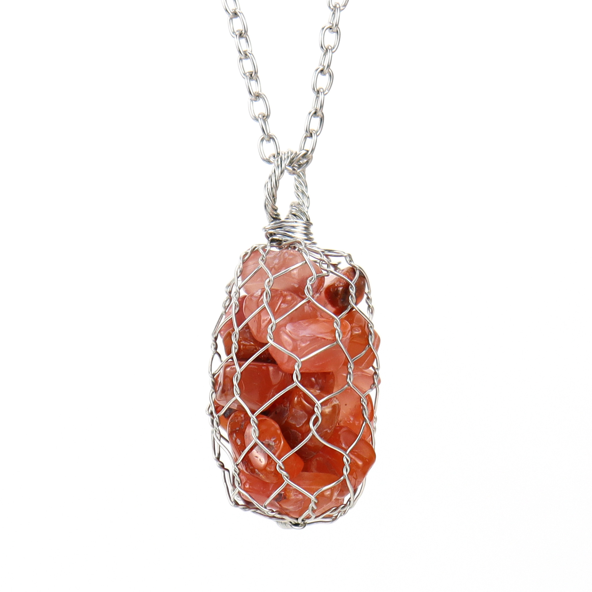 11:Silver red agate