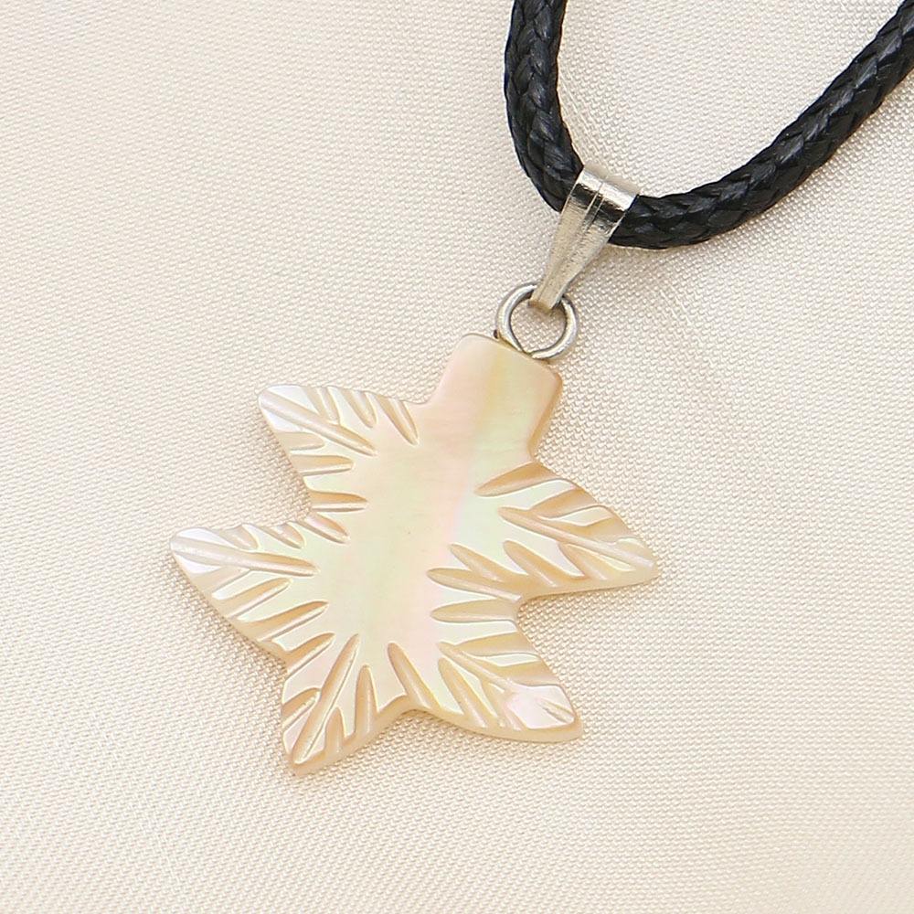 5:Yellow butterfly shell necklace