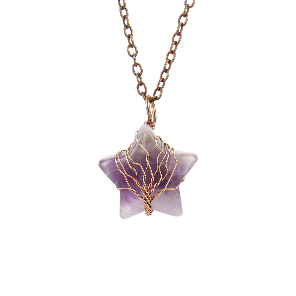 Ancient red copper   amethyst