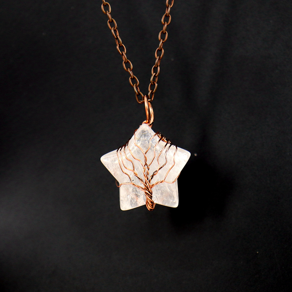 Ancient red copper   white crystal