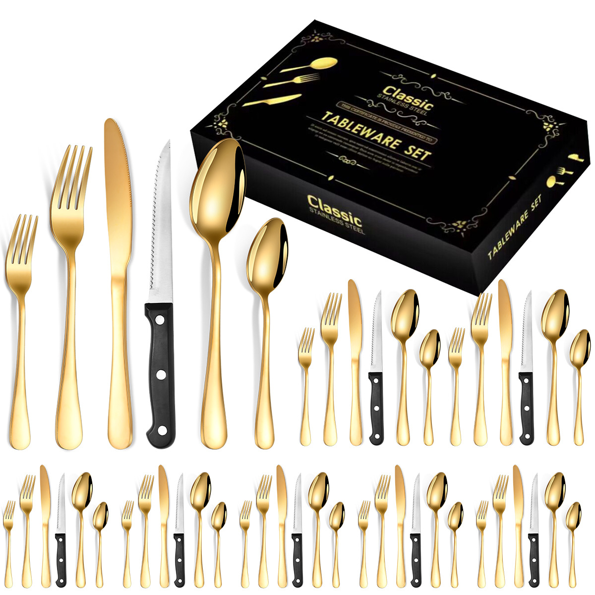 Gold 48-piece set